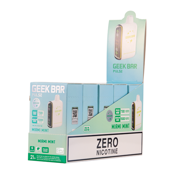 Miami Mint Geek Bar Pulse (Nicotine-Free)