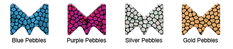 Material Swatches for each Pebbles style Mi-Pod Device