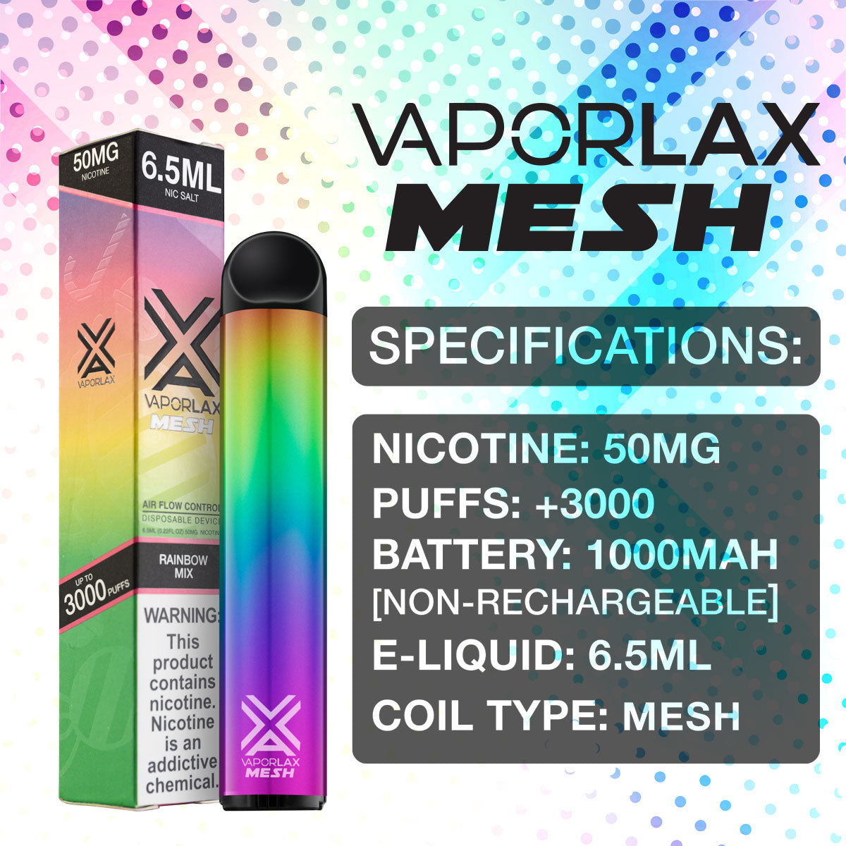 Vaporlax Mesh 3000