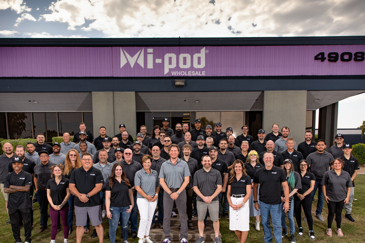 A photo of the entire Mi-Pod team