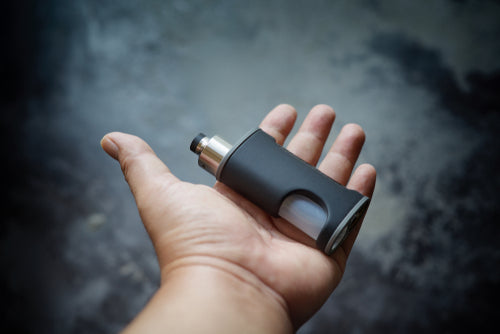 squonk box mod in hand