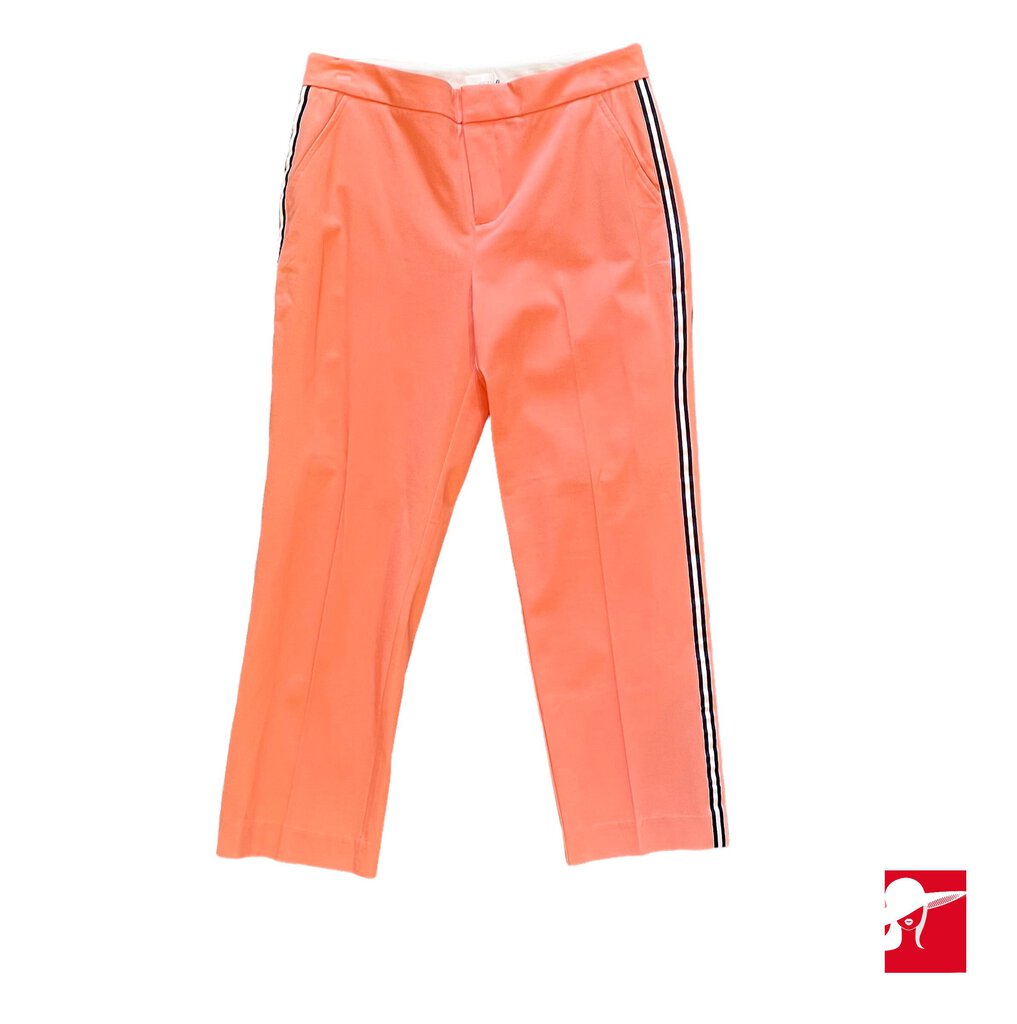 Ecru Liu Cropped Pant w/ribbon trim NWT size 6