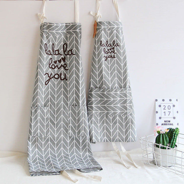 printed aprons