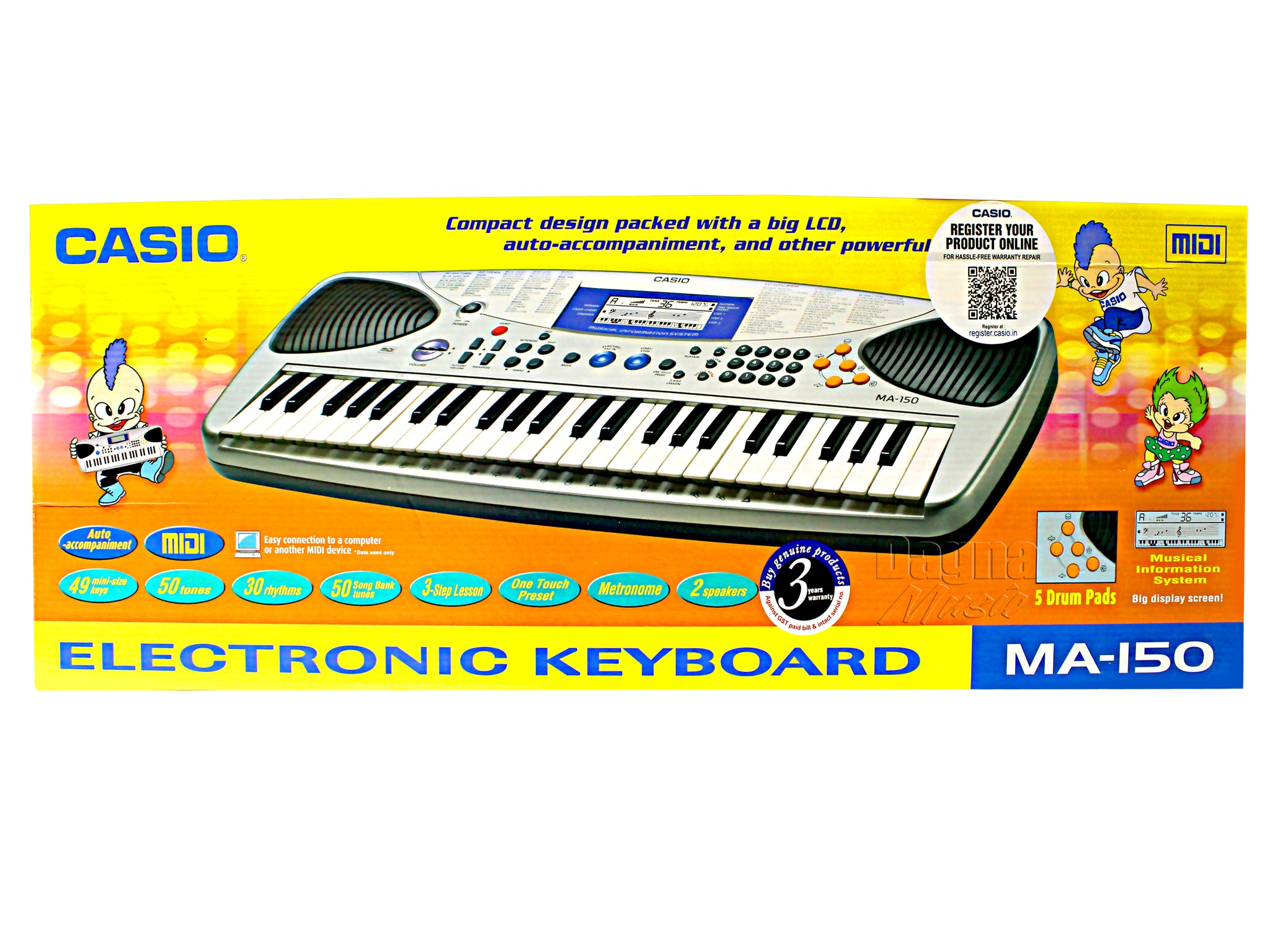 Casio Ma150 49 Keys Dagnamusic