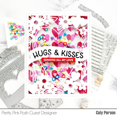 Valentine Hearts Stamp Set – Pretty Pink Posh LLC