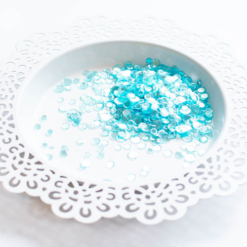 Aqua Shimmer Confetti