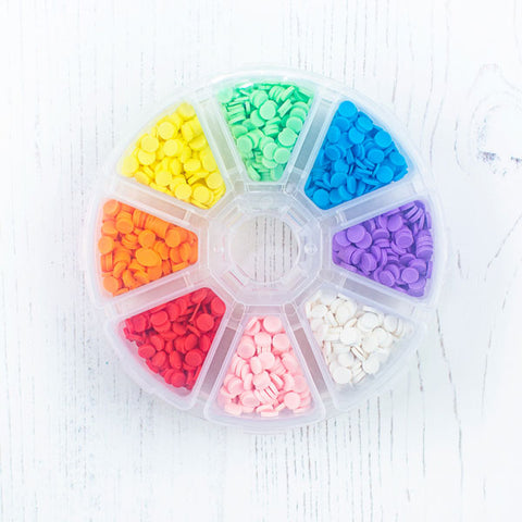 Clay Confetti Wheel