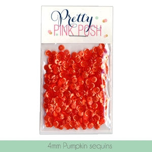 Sequins Pumpkin 4mm