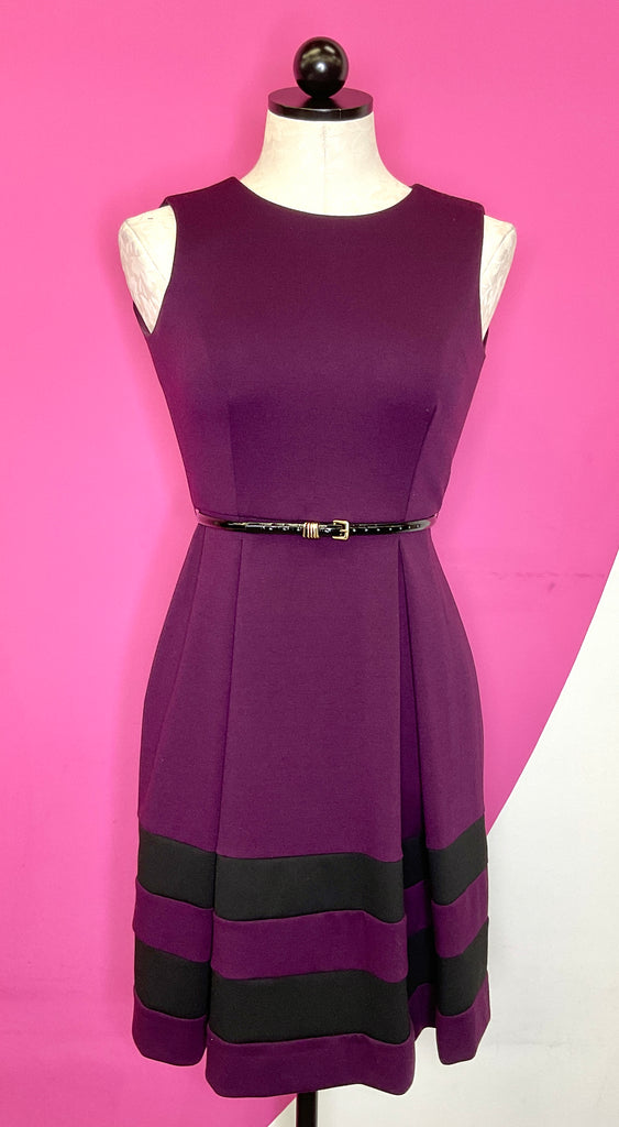 CALVIN KLEIN PLEATED BELT DRESS - 2P – UpScaleIT