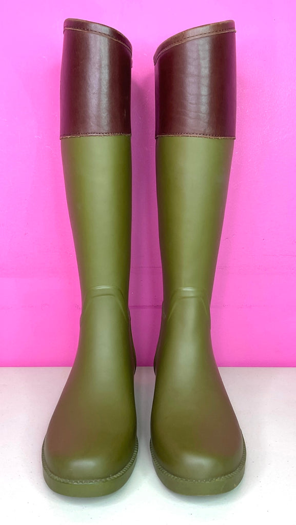TORY BURCH CLASSIC TALL RIDING WELLIES - 7 – UpScaleIT