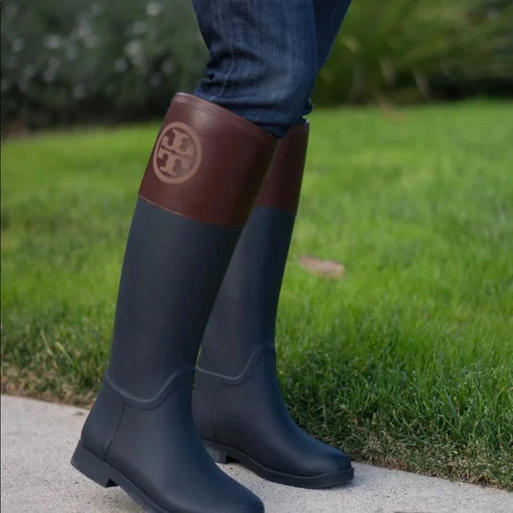 TORY BURCH CLASSIC TALL RIDING WELLIES - 7 – UpScaleIT