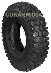 
            
                Load image into Gallery viewer, 7033 Knobby Tire 410/350X5, Go Kart Mini Bike
            
        