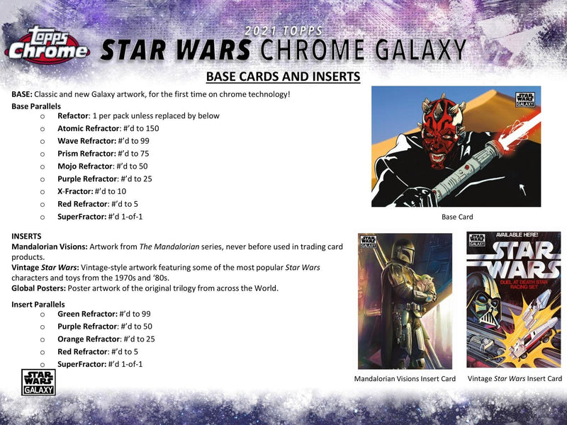 2021 Topps Star 99 Wars Galaxy