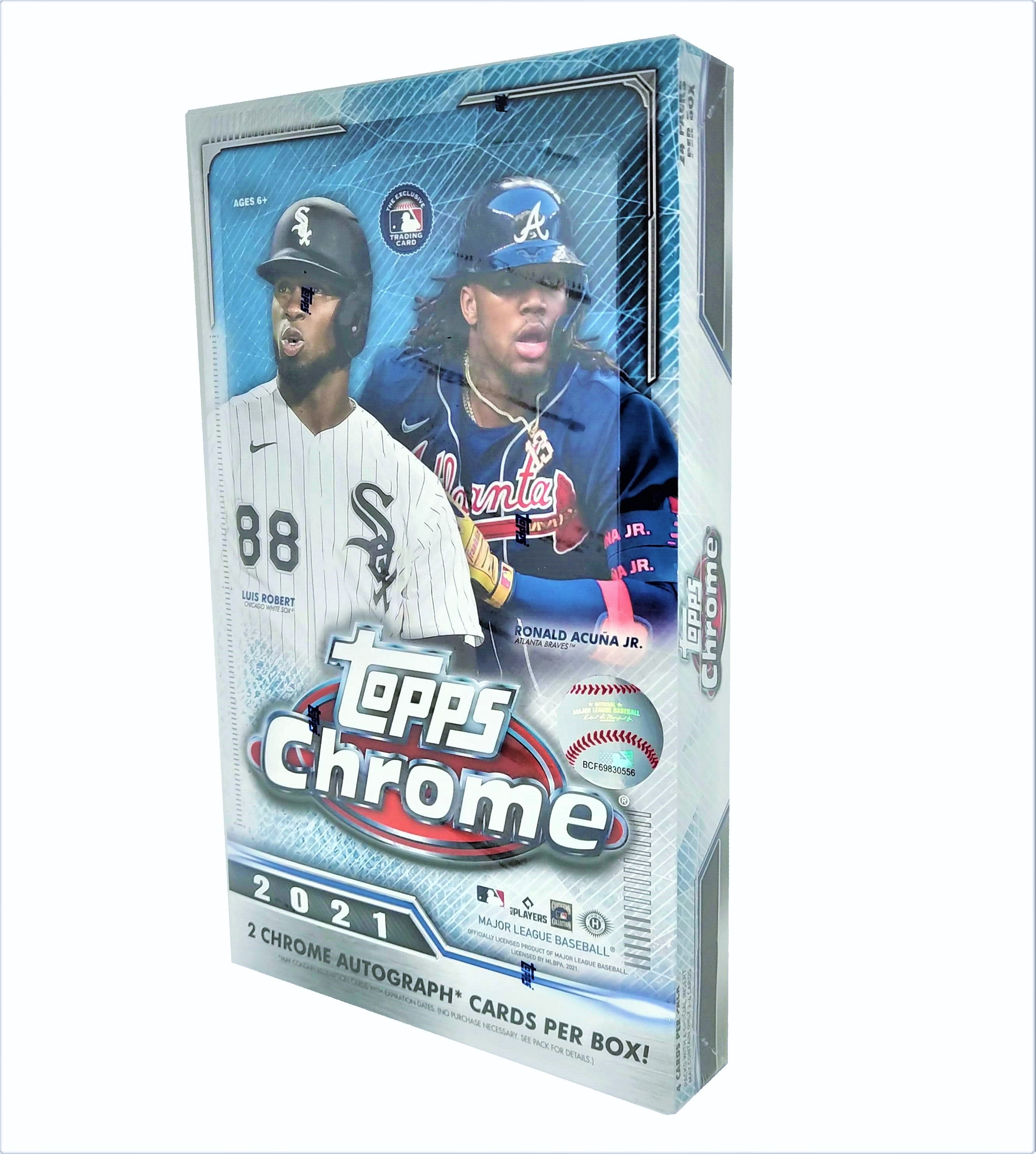 2021 Topps Chrome Baseball Hobby Sealed Box