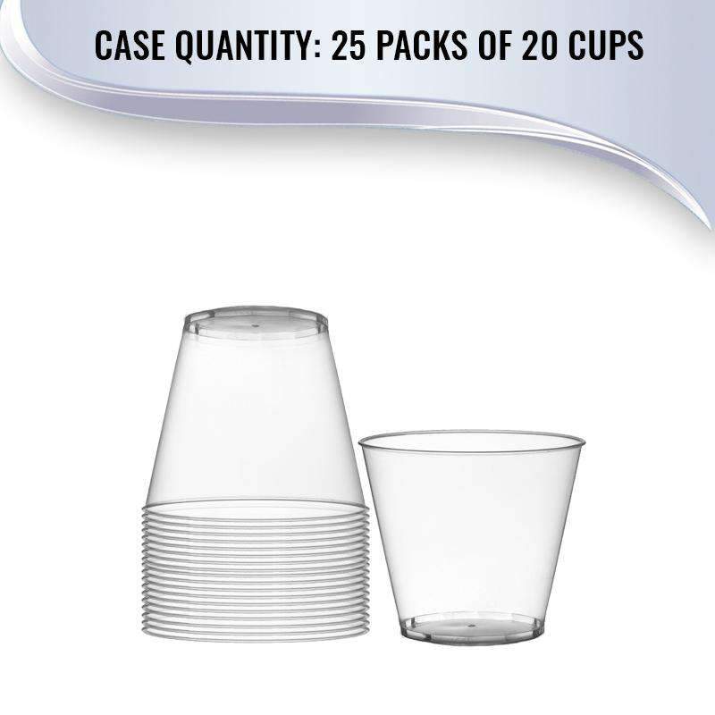 fancy clear plastic cups