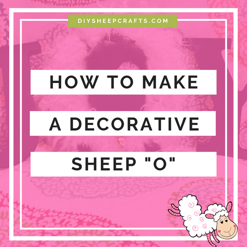 How To Make A Decorative Wood Block Letter O Sheep Home Decor