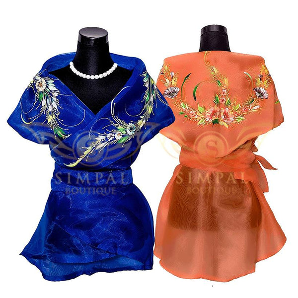 filipiniana wrap around skirt