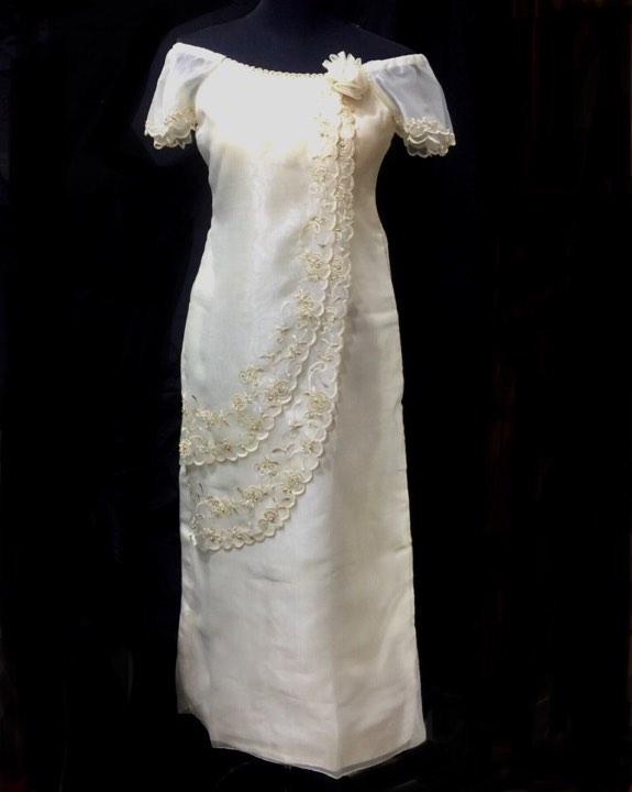 filipiniana long dress