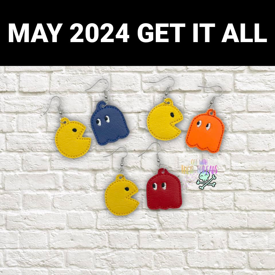 DIGITAL DOWNLOAD Retro Gamer Earrings INCLUDED MAY 2024 MYSTERY BUNDLE