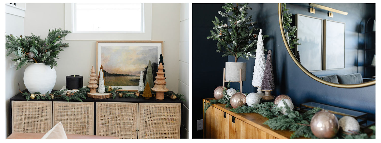 Christmas Garland Sideboard - Grove Collective