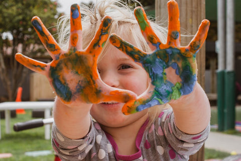 kids messy play