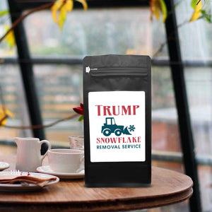 Trump Snowflake Removal Services – Coffee Gift – Gifts for Coffee Lovers with Funny, Inspirational Quotes – Best Gifts for Coffee Lovers for Christmas, Birthdays, Anniversaries – Coffee Gift Ideas – 12oz Medium-Dark Roast Coffee Beans