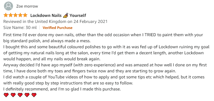 amazon review 1