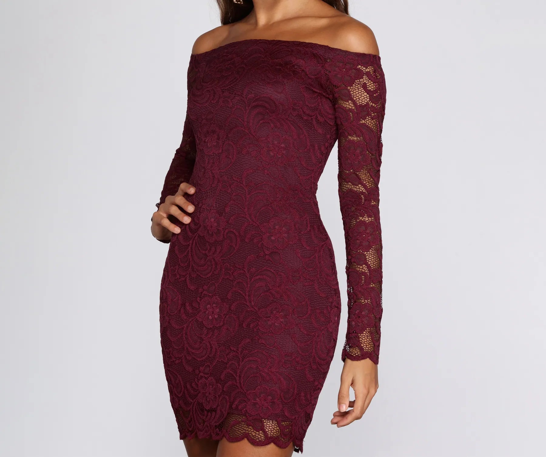 Obsessed Over Lace Mini Dress