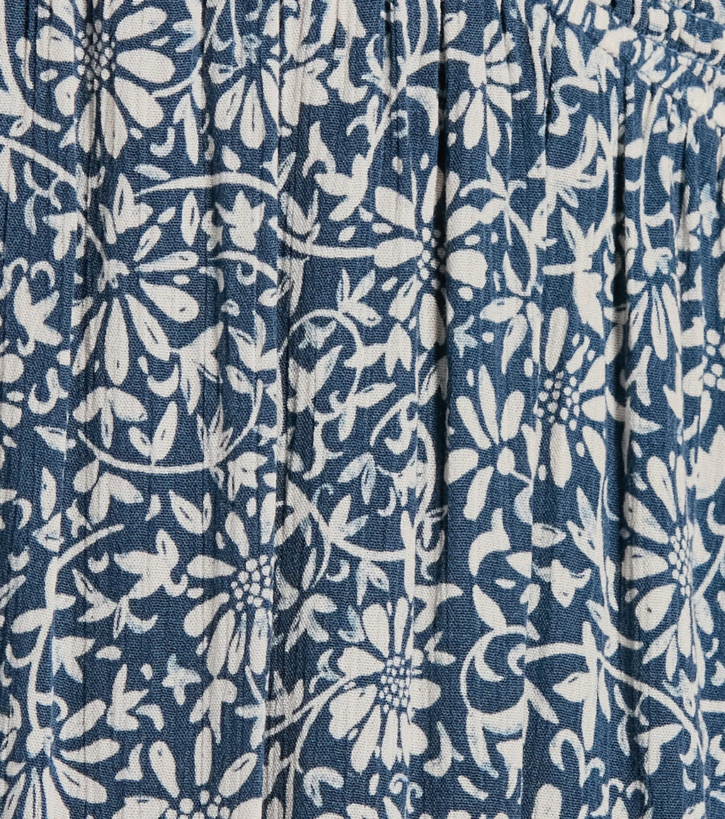 Stroll The Beach V-Neck Paisley Maxi Dress Navy