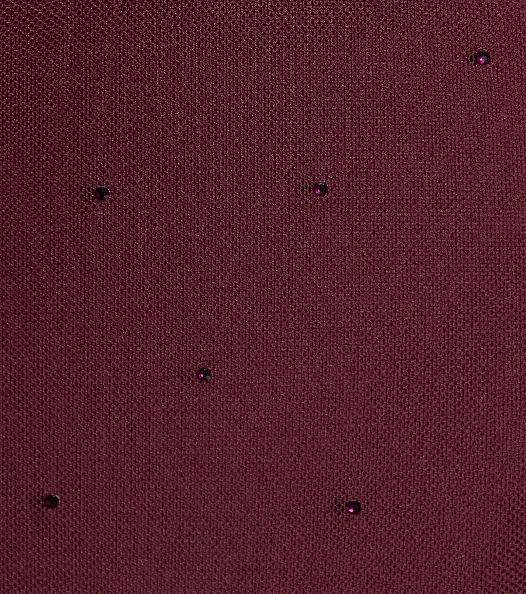 Glam Instinct Rhinestone Off Shoulder Mini Dress Raisin
