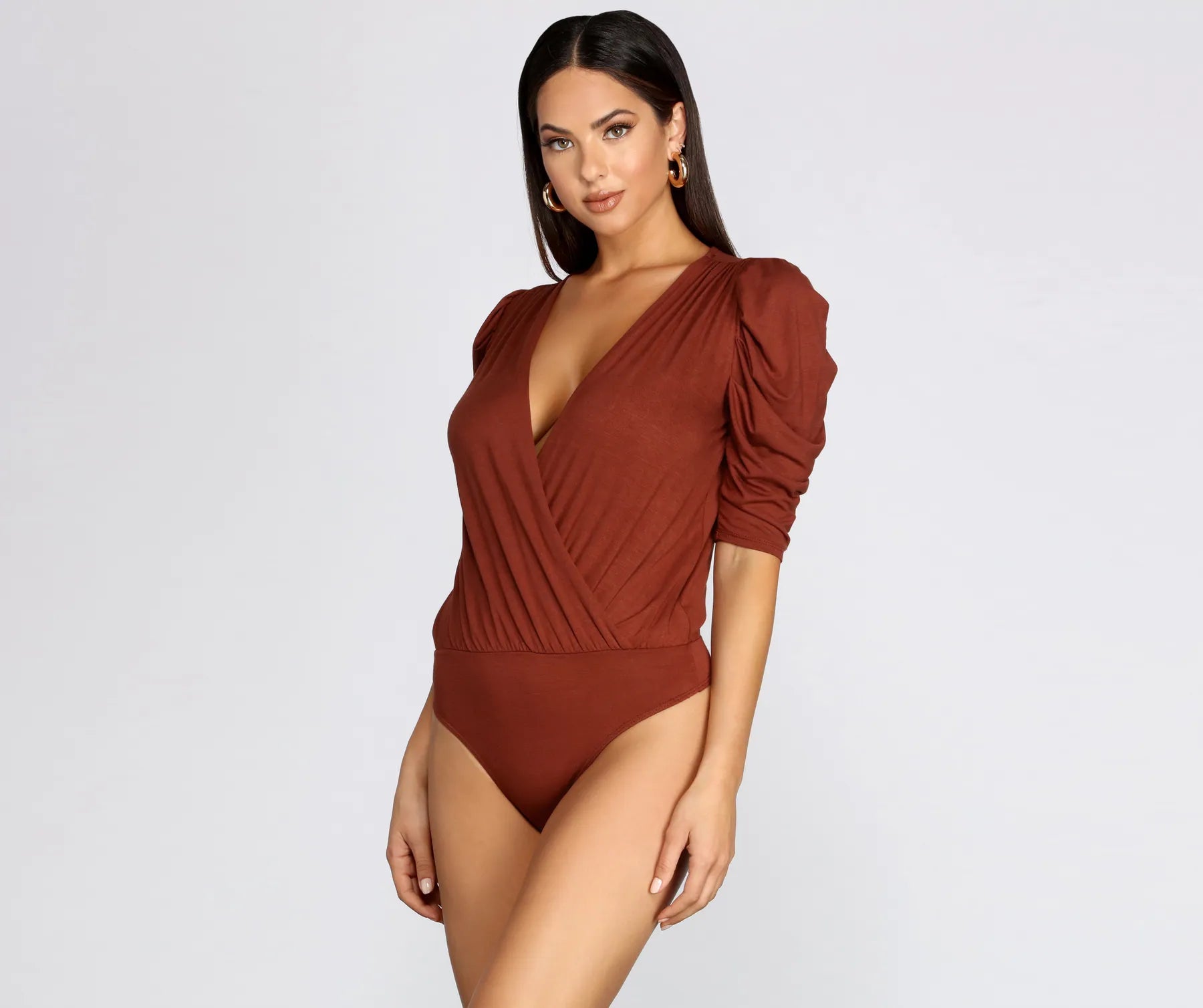 Power Puff Sleeve Bodysuit