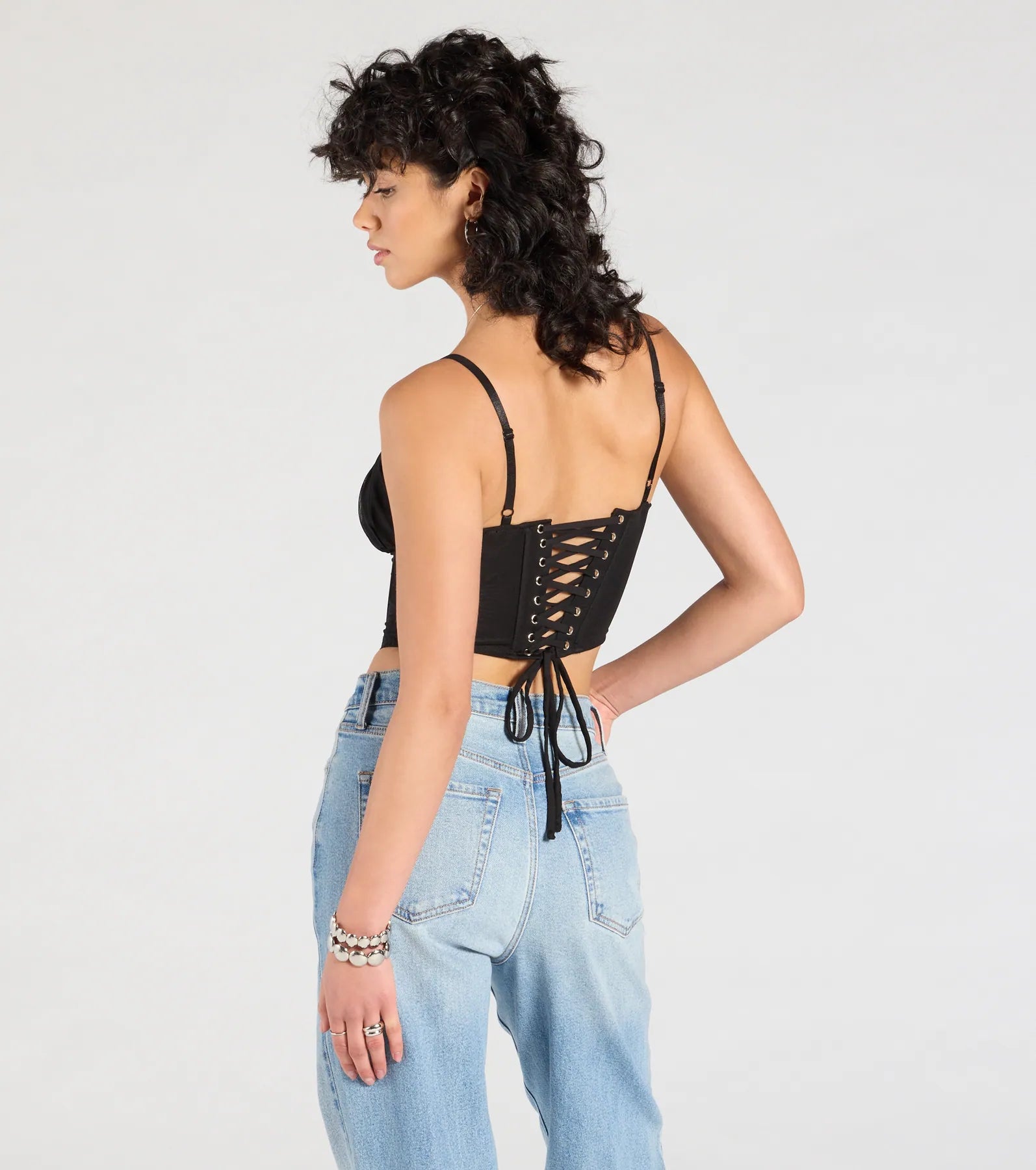 Major Impression Lace-Up Corset Top