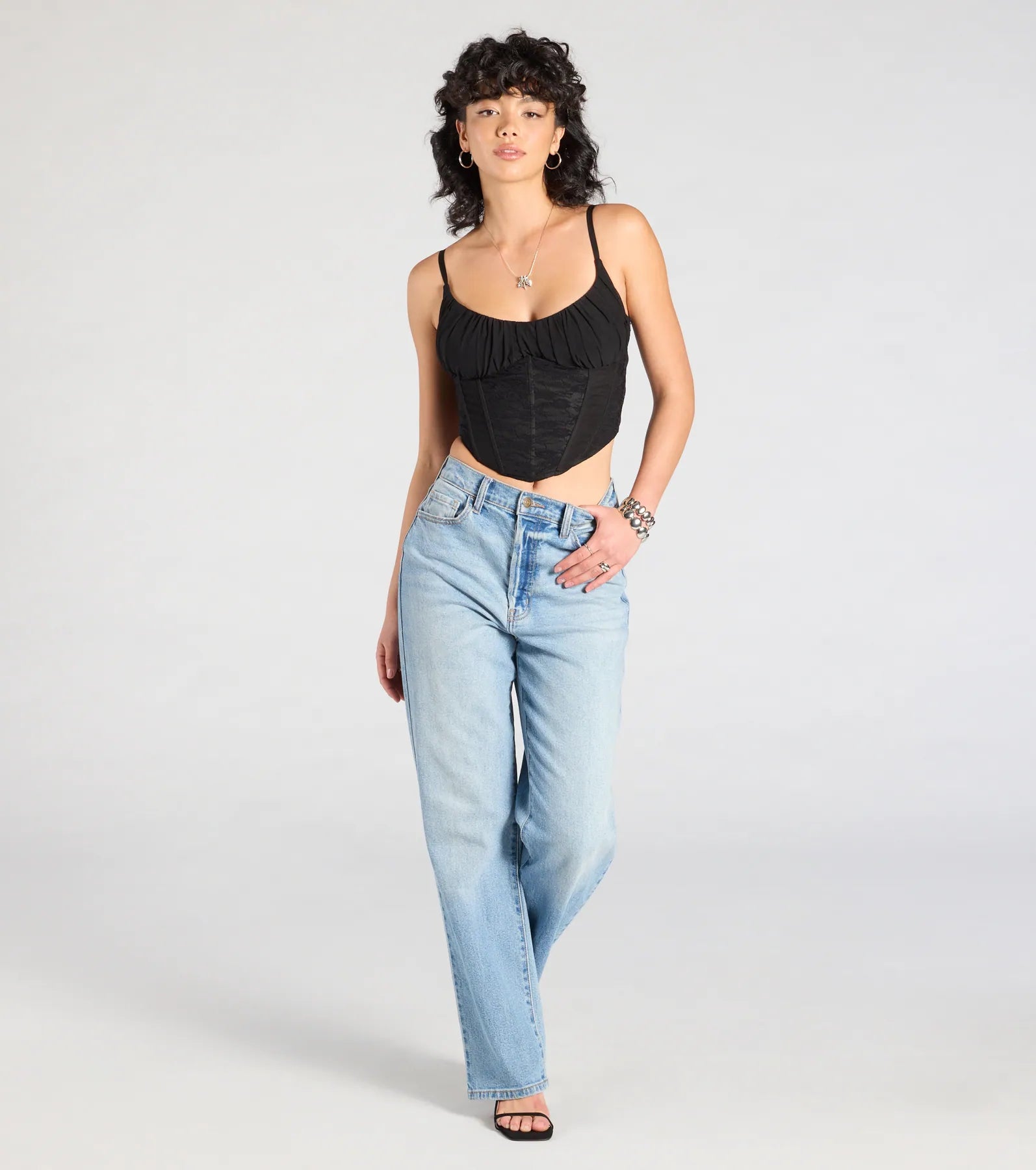 Major Impression Lace-Up Corset Top