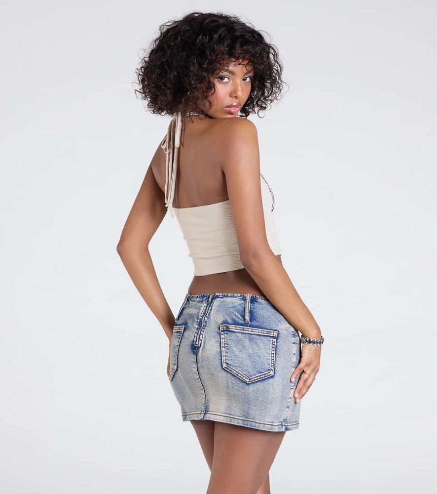 Windsor Nashville Music City Graphic Tank Top in Beige