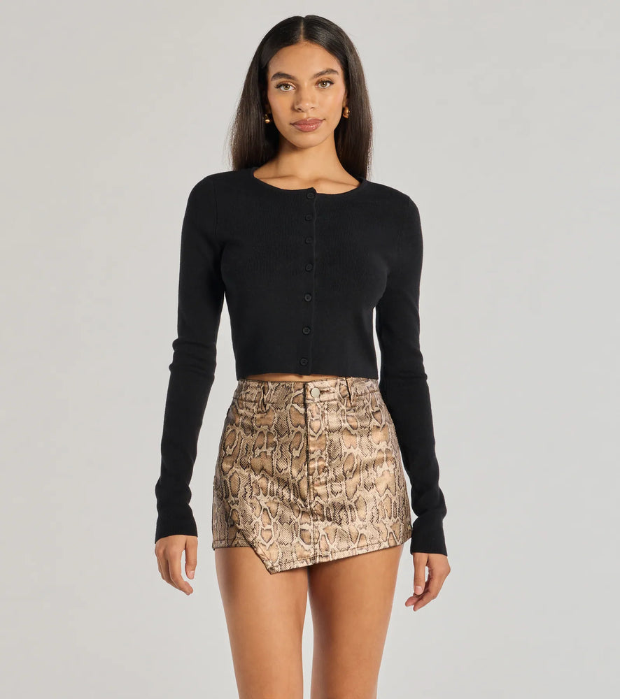 Windsor Bold Impression Snake Print Wrap Skort