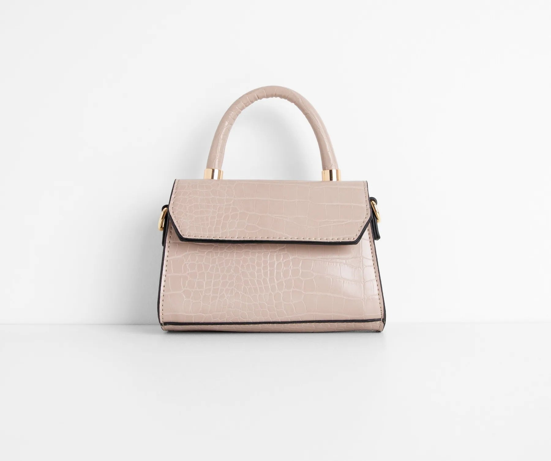 Mini Matte Snake Textured Purse