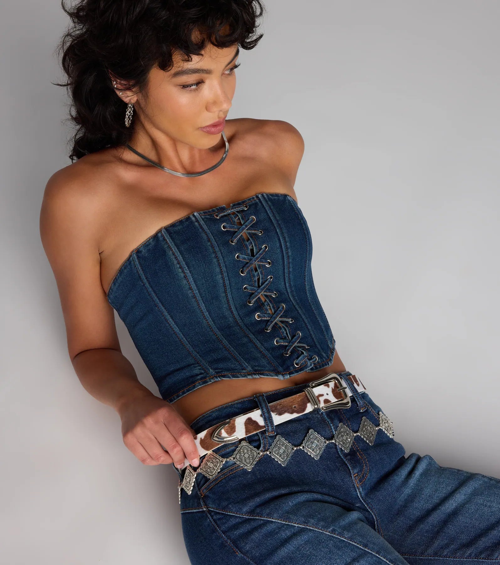 Shimmer And Serve Chain Belt