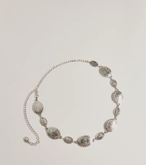 Western Flair Concho Metal Chain Belt - Windsor