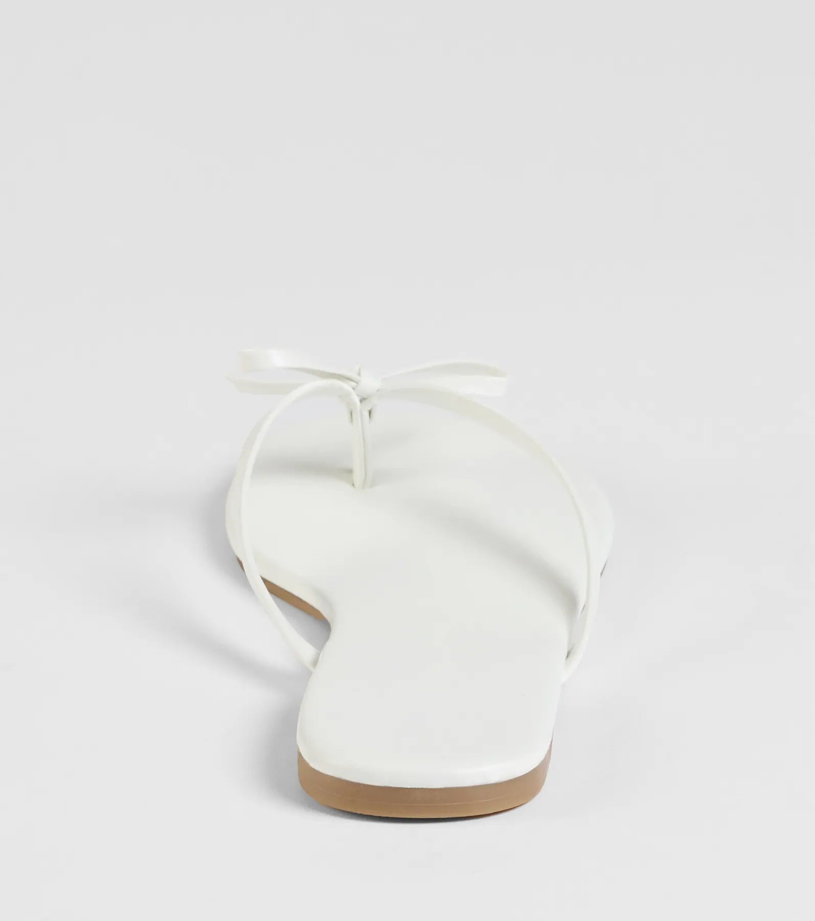 Perfect Pair Bow Detail Thong Strap Sandals