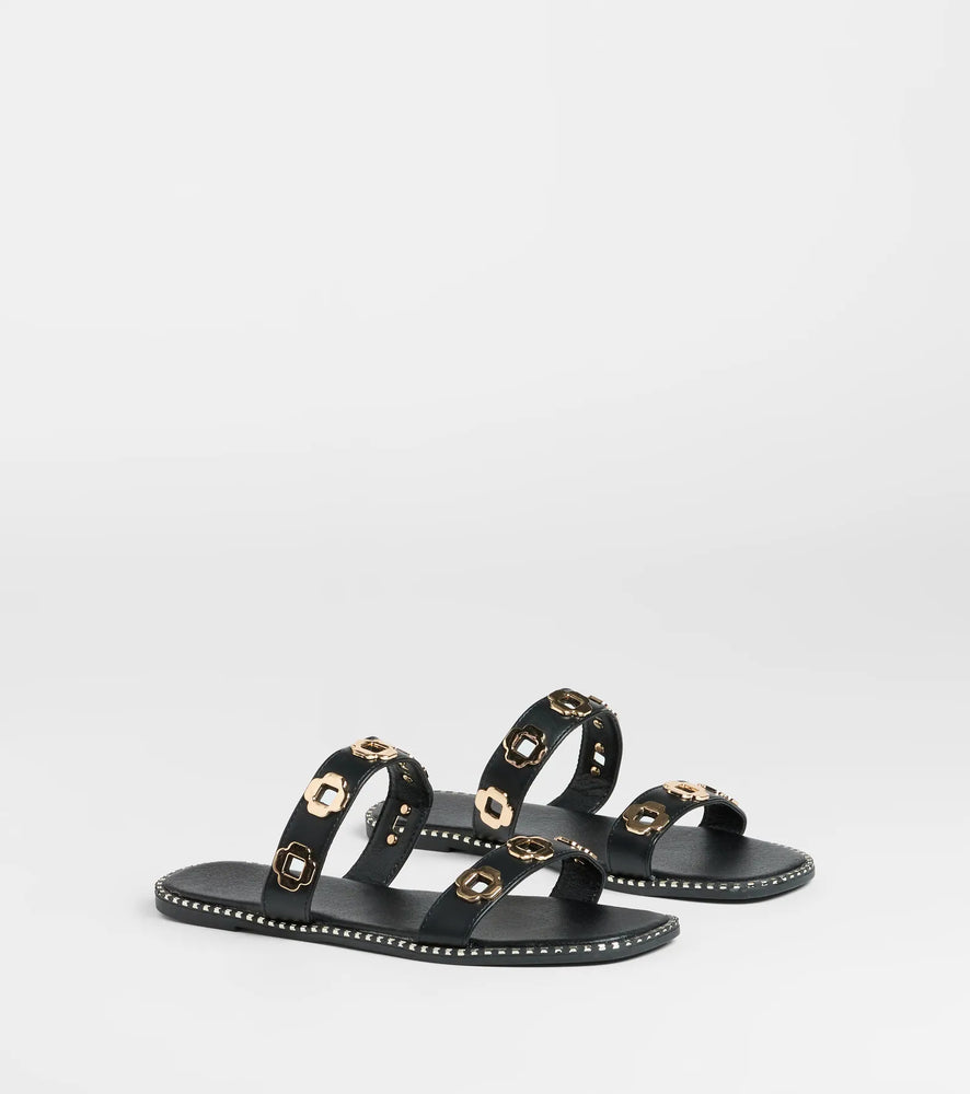 Windsor Impressive Style Strappy Sandals in Black