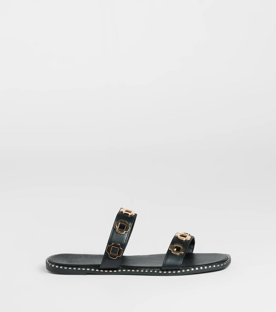 Windsor Impressive Style Strappy Sandals in Black