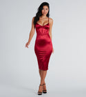 Above the Knee Corset Waistline Ruched Lace-Up Sweetheart Spaghetti Strap Bodycon Dress