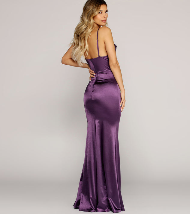 Antoinette Formal Luxe Satin Dress#N#& Windsor