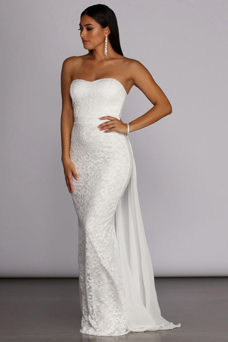 windsor white lace dress