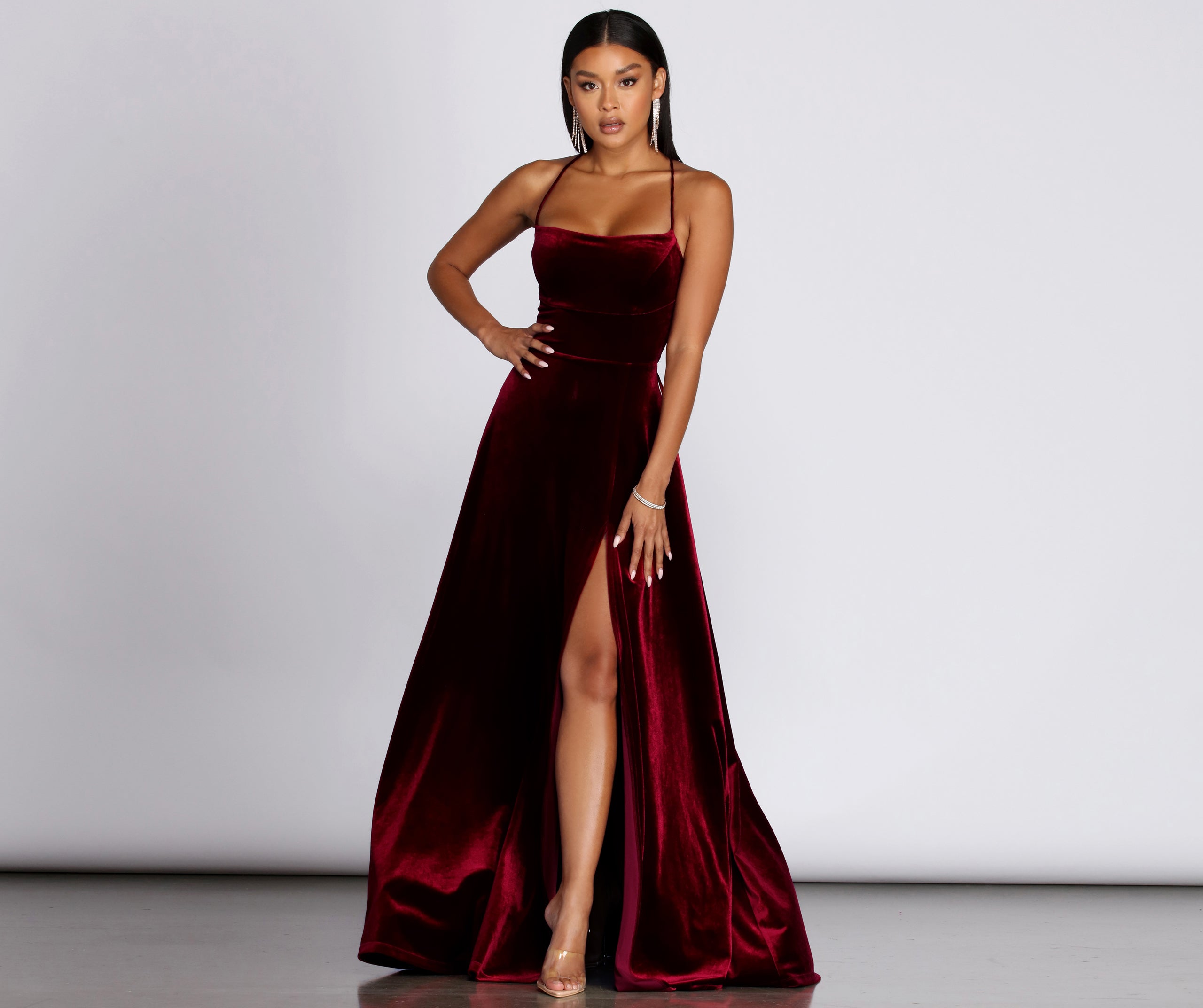 burgundy dress windsor