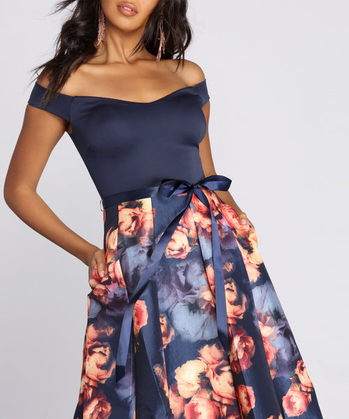 Tatianna Floral Gown & Windsor