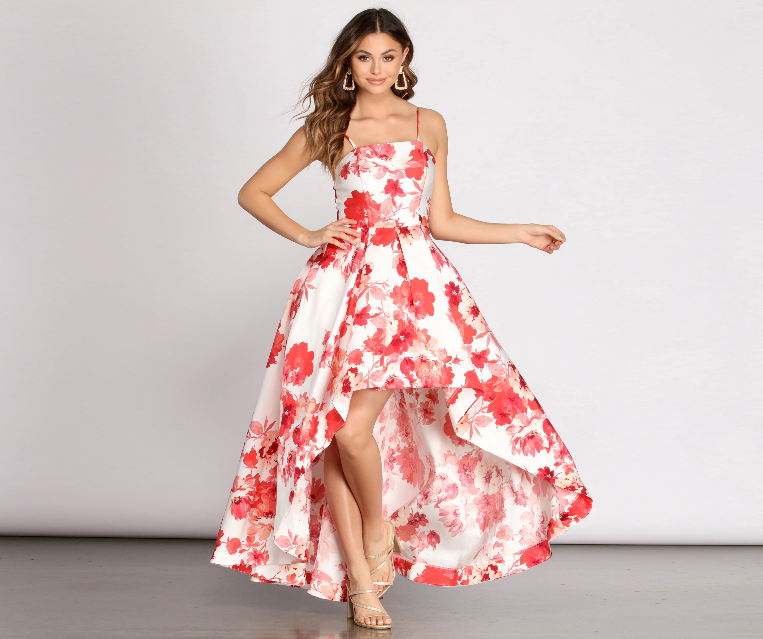 Kamala Floral High Low Dress | Windsor