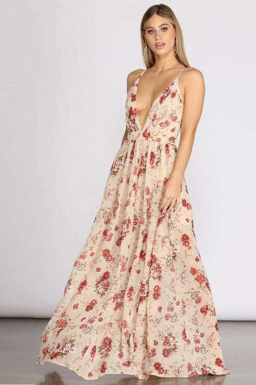wallis floral maxi dress