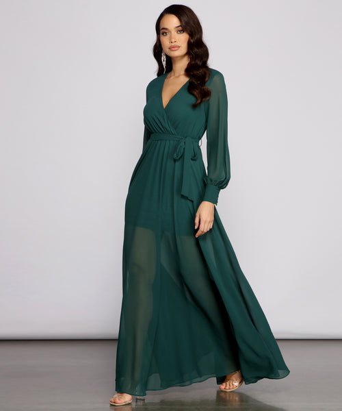 Bryn Chiffon A-Line Formal Dress & Windsor