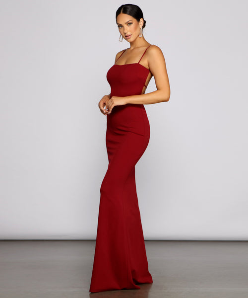 Mikayla Formal Backless Mermaid Dress & Windsor